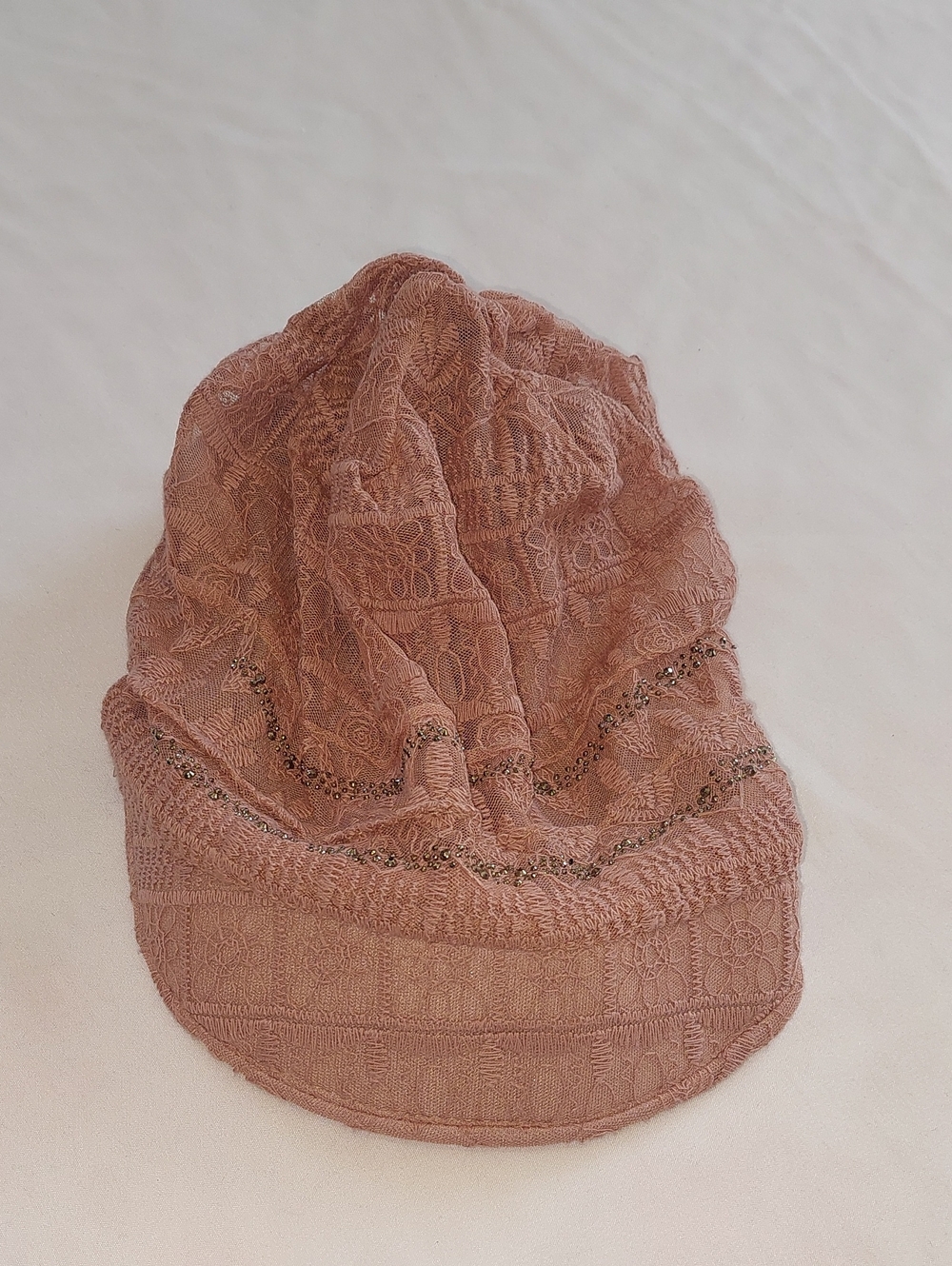 Women’s Lace Cap - Dusty Rose 8